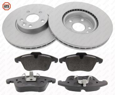 Bremsensatz HPS, beschichtet Vorderachse (47690HPS), Opel & Vauxhall